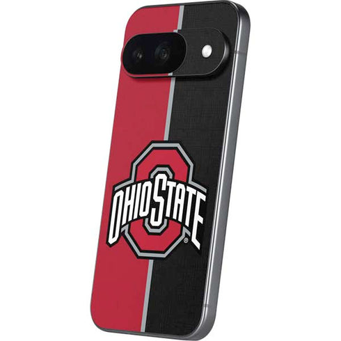 Ohio State University OSU Buckeyes Split Google Pixel 9 Skin